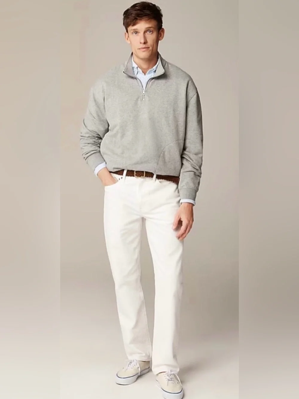 J.Crew Classic jean in white